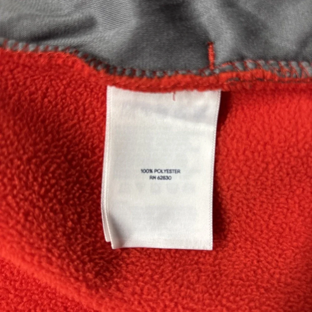 Women's Lands End Orange Fleece Full zip Size 14-16‎ Lg